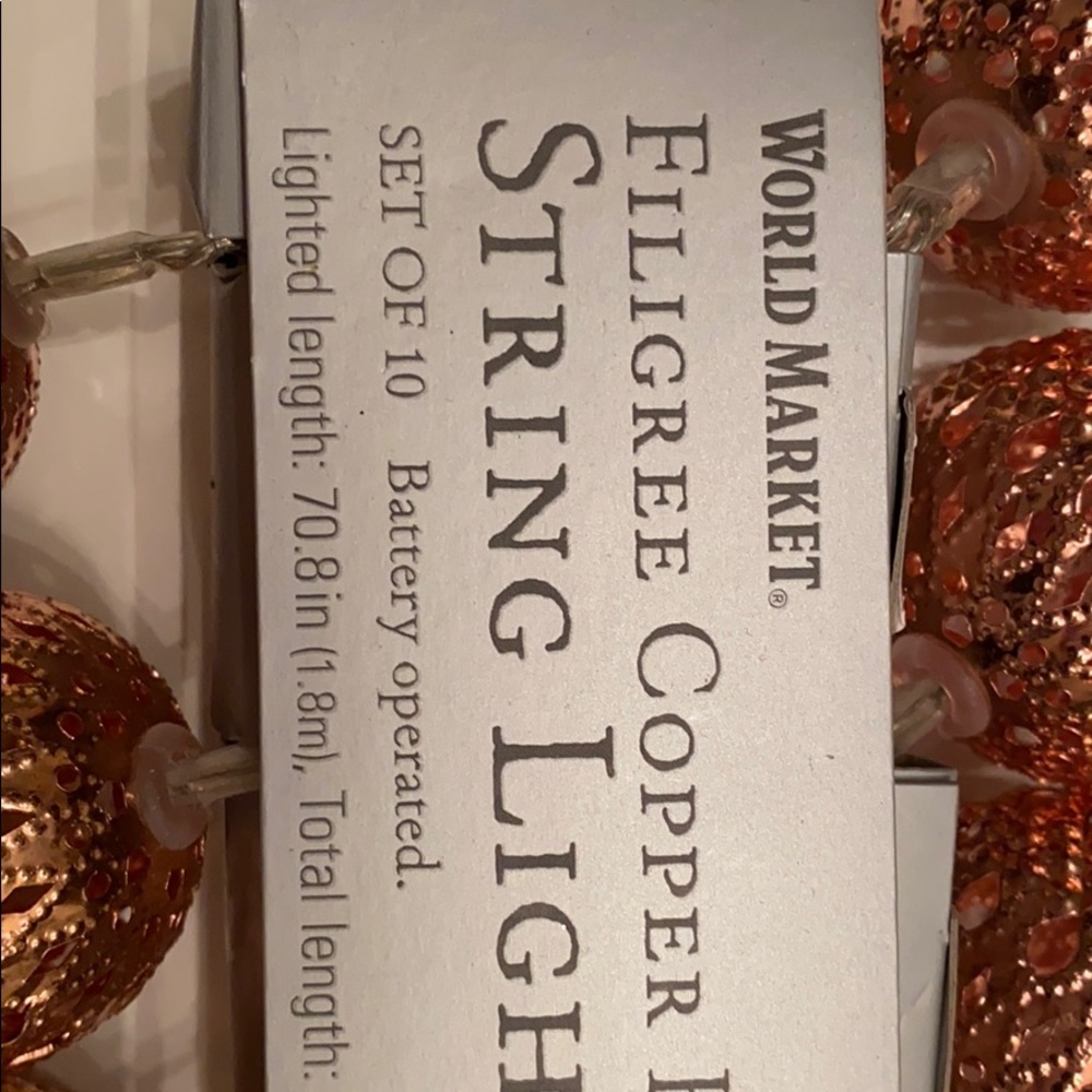 String copper lights - Picture 3 of 3